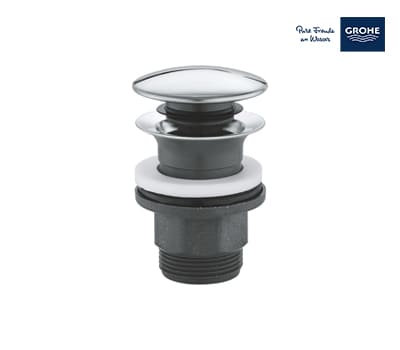 Grohe Waste Set With Push-open Plug - Chrome -40824000