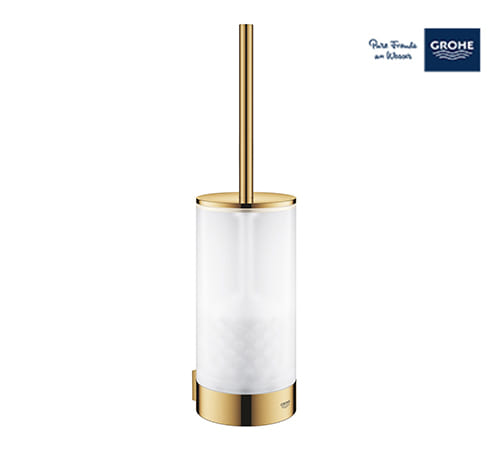 Grohe Selection Toilet Brush Set - Gold - 41076GL0