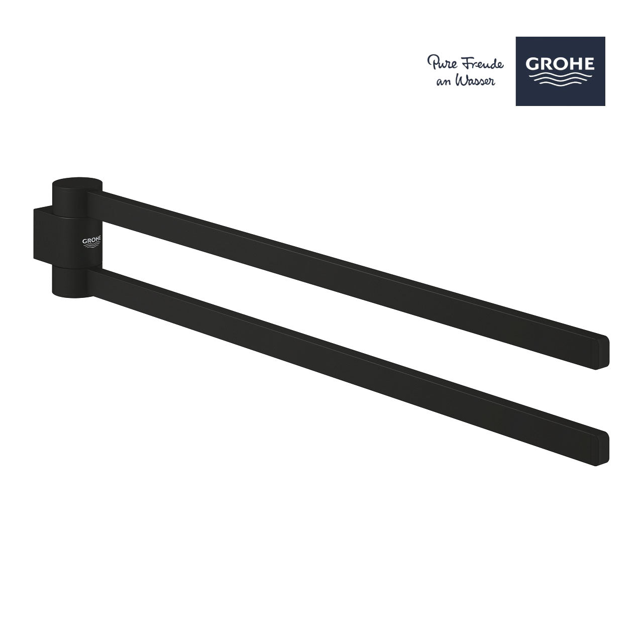 Grohe Selection Towel Holder, Pivotable - Black - 41219KF0