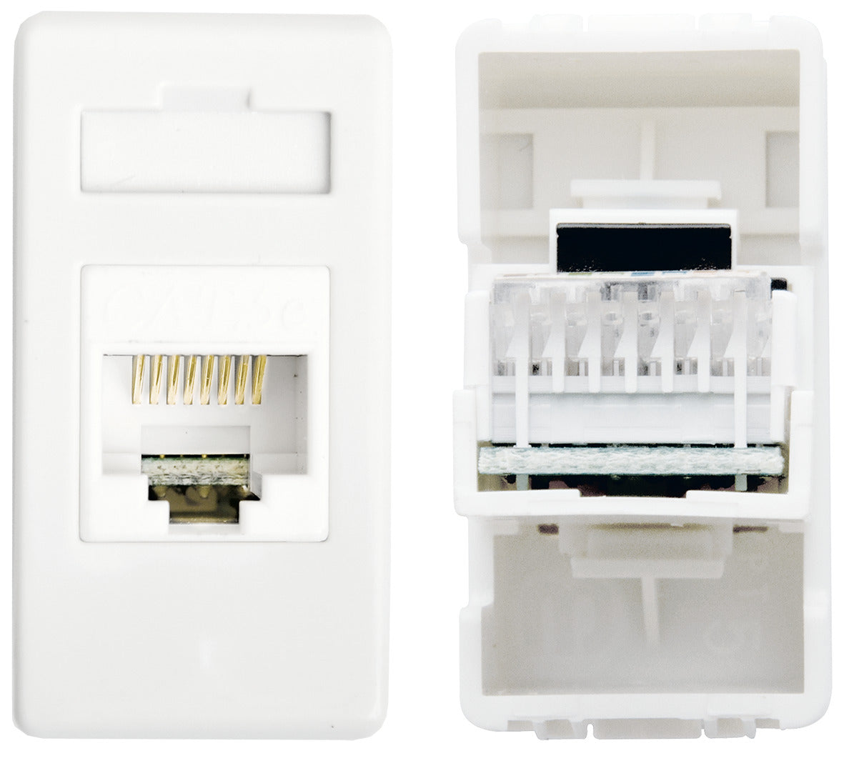 8-pin telephone socket - Silver - UNO SAS - 232 41