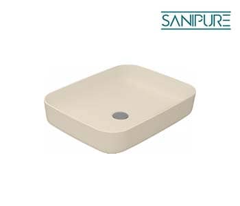 Hermes Washbowl 50 Cm - Bergamon - Sanipure - 4503500100