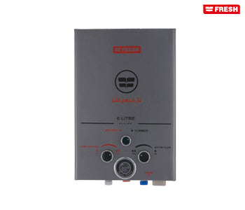 Fresh Natural Gas Water Heaters 6 Liter With Adapter - Silver - 500011089