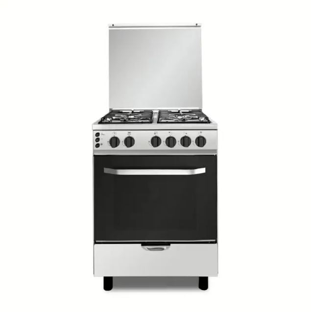 Fresh Rock Gas Cooker - Stainless Steel - 4 Burners - 60 cm - 500016076