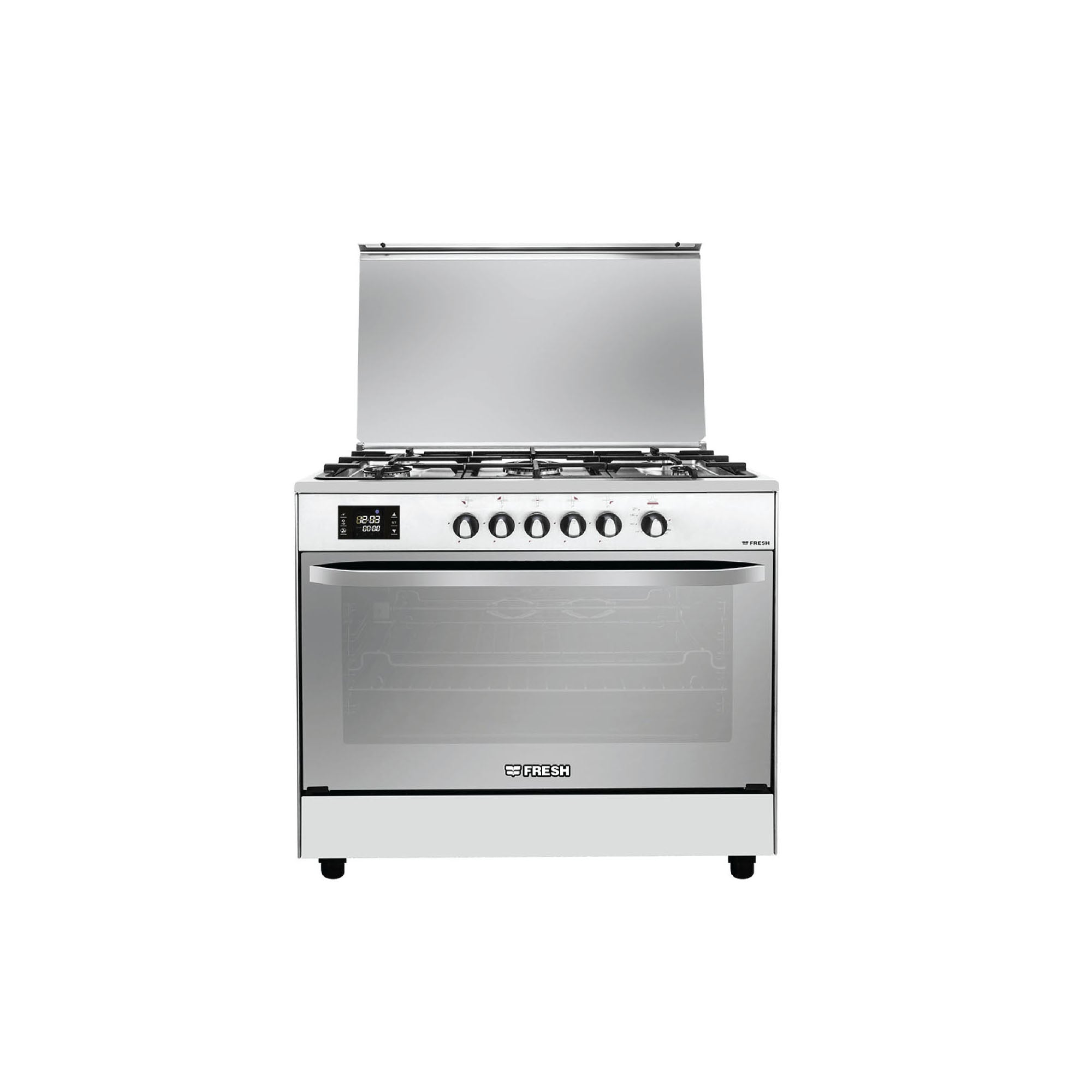 Fresh Hammer Gas Cooker - Stainless Steel - 5 Burners - 90 cm - 500016945