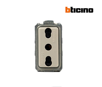 Magic Italian standard socket 16A - Ivory - Bticino - 5180