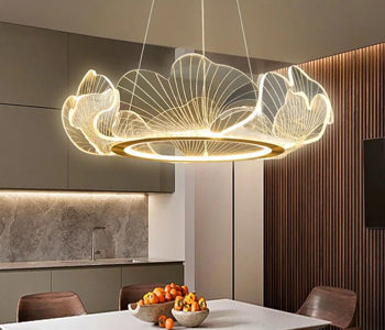 Qurtoba Chandeliers - Gold - Metal & Acrylic -60*60*60 cm - 55550002