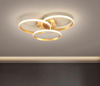 Qurtoba Ceiling Lamps - Gold - Metal & Acrylic -7*50*100 cm - 55550007