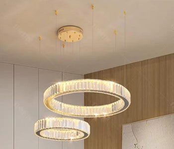 Qurtoba Chandeliers - Gold - Metal*Crystal -100*60*150 cm - 55550027