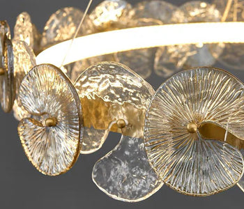 Qurtoba Chandeliers - Gold - Stainless Steel*Crystal -60*60*80 cm - 55550031