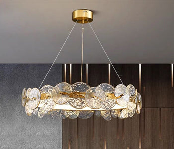 Qurtoba Chandeliers - Gold - Stainless Steel*Crystal -60*60*80 cm - 55550031