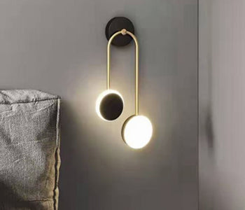 Qurtoba Wall Lamp - Black - Metal*Acrylic- 6*25*40 cm - 55550037