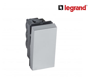1-Way Switch Arteor 10 AX 250 V~ - 1 Module - Soft Alu - Legrand - 571004