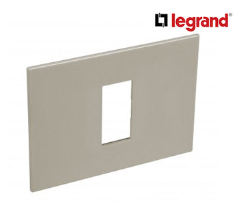 Plate Arteor - Italian/Us Standard - Square - 1 Module - Champagne - Legrand - 571431