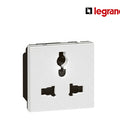 Multistandard Socket Outlets Arteor With Shutter - 2 Modules - White - Legrand - 572123