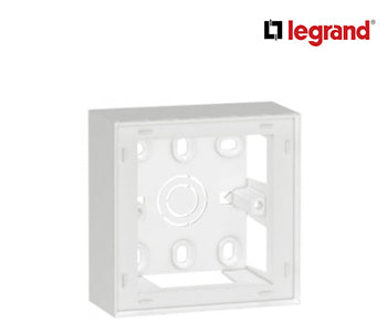 Surface Mounting Box Arteor - Brit./Germ./French Standard - 38 Mm Depth- 2 Modules- 1 Gang - Legrand - 572390