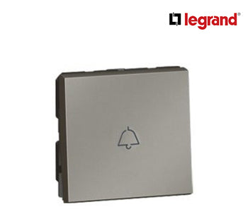2-way push-button Arteor with bell symbol 6 A 250 V~ - 1 Module - Magnesium - Legrand - 572556