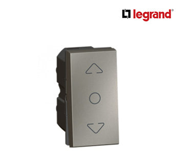 Curtain Switch Arteor 1 module - Magnesium - Legrand - 572702