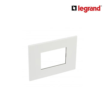 Plate Arteor - Italian/Us Standard - Square - 3 Module - White - Legrand - 575010
