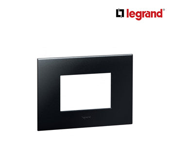 Plate Arteor - Italian/Us Standard - Square - 3 Module - Graphite - Legrand - 575012