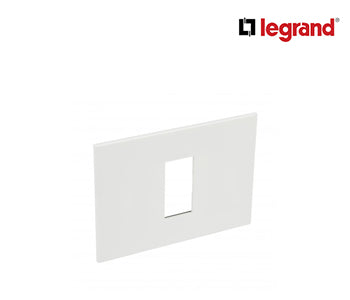 Plate Arteor - Italian/Us Standard - Square - 1 Module - White - Legra ...