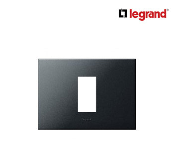 Plate Arteor - Italian/Us Standard - Square - 1 Module - Graphite - Legrand - 575222