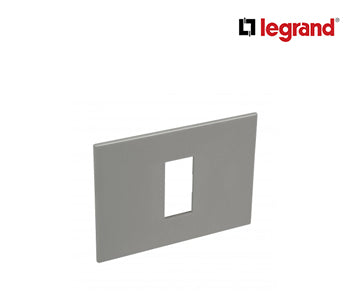 Plate Arteor - Italian/Us Standard - Square - 1 Module - Magnesium - Legrand - 575227