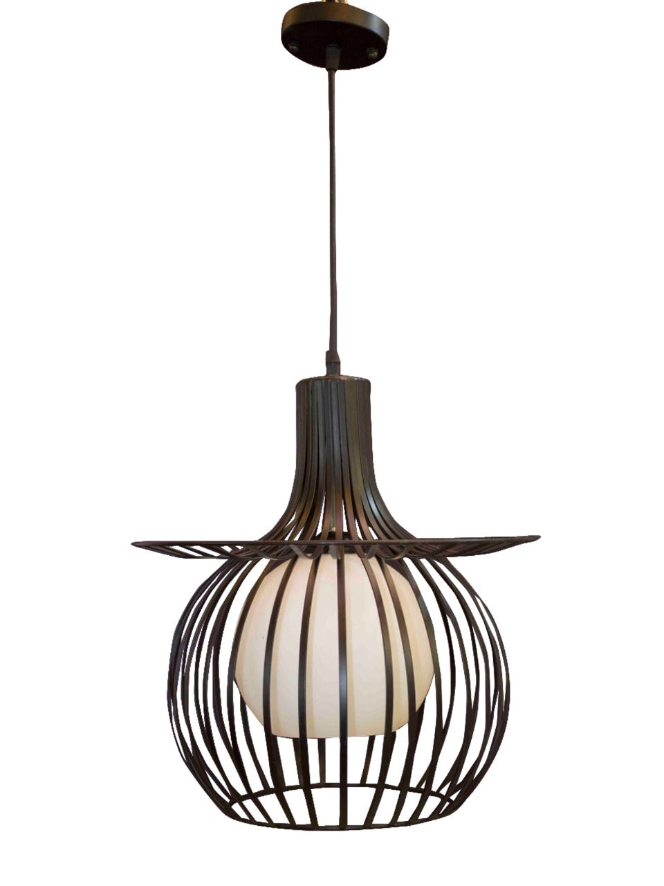 Al Tahhan Black Ferforger Pendant 150×32×35 cm - 1 Bulbs - TH-6004/1