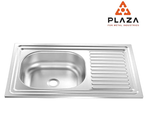 Plaza Sakr - Stainless Steel Kitchen Sink - 1 Bowl 80 cm - 602010301