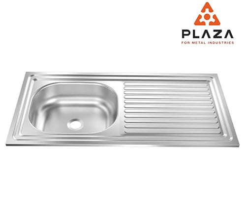 Plaza Sakr - Stainless Steel Kitchen Sink - 1 Bowl 100 cm - 602010302