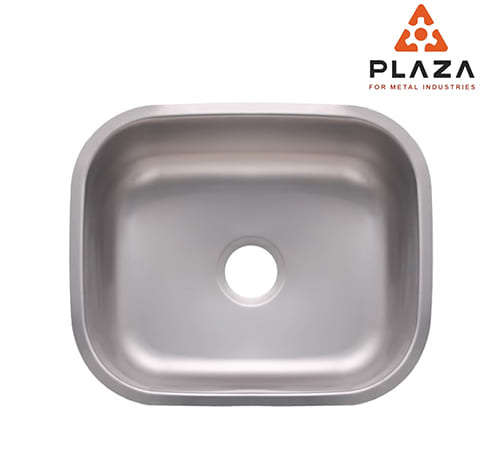 Plaza Silver - Stainless Steel Kitchen Sink Without Drain - 1 Bowl 35×40 cm - 602020203