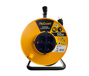 Ilock Plastic Extension Cable Reel, 4 Socket 50 Meters Cable - 6224009746323