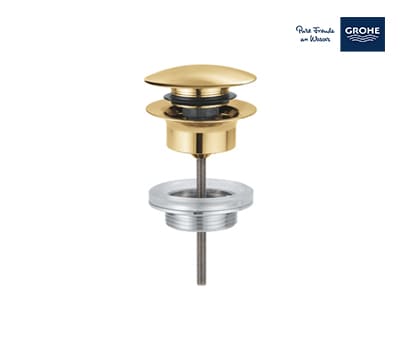 Grohe Waste Set With Push-open Plug - Matte Gold - 65807GN0