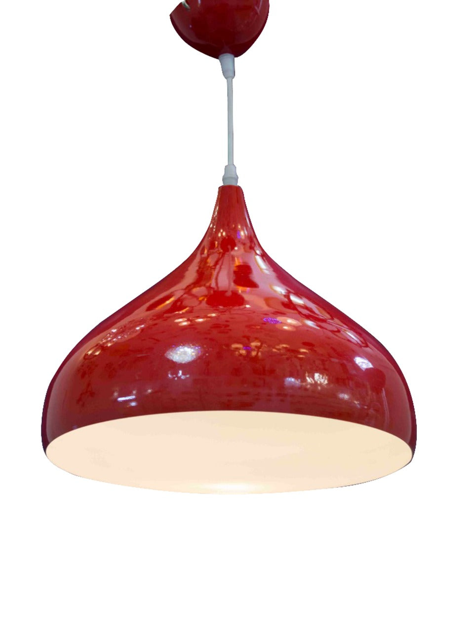 Al Tahhan Red Metal Pendant 150×35×30 cm - 1 Bulbs - TH-7048/1 rd