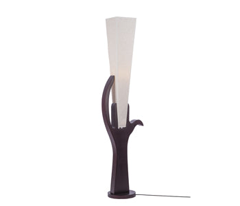 Kandil Egypt Side & Floor Lamp - 24*164 cm - Wood - Dark Burgundy - 8073
