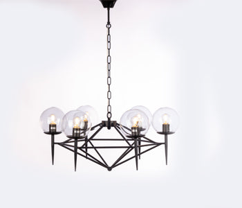 Kandil Egypt Chandelier - 90*100 cm - Metal - Black - 8098
