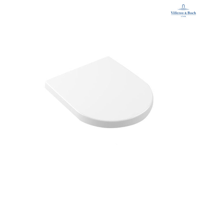 Avento Soft Close Toilet Seat and Cover White - Villeroy & Boch - 8M78S1T1