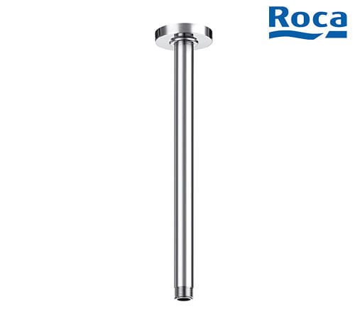 Roca Straight Ceiling Arm For Shower Head 30 Cm - Chrome - A5B0650C00