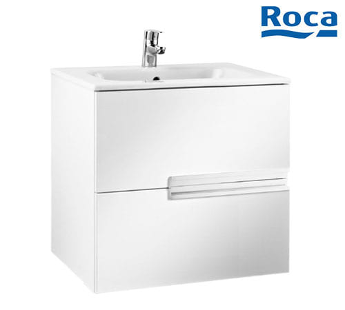 Roca Victoria-N Base Unit With 2 Drawers And Basin 60cm - White - A855834806