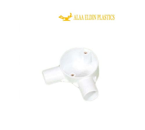 Angle Junction Box UPVC 2 Way 20 mm