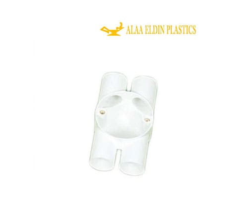 Four Way Junction Box UPVC - H Shape 25 mm