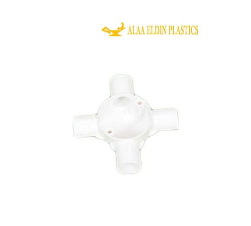 Four Way Junction Box UPVC 25 mm