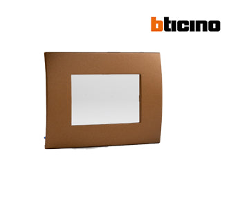 Matix edge cover plate 3m - Amber - Bticino - AE4803M3AM