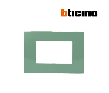 Matix edge cover plate 3m - light Green - Bticino - AE4803M3GT