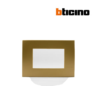 Matix edge cover plate 3m - Matt Gold - Bticino - AE4803M3MGL