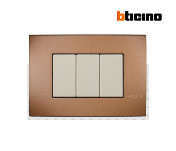 Matix edge cover plate 3m - Copper - Bticino - AE4803M3MCO