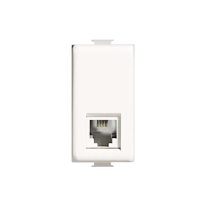 Phone socket RJ11 White - Bticino - AM5958-11NE