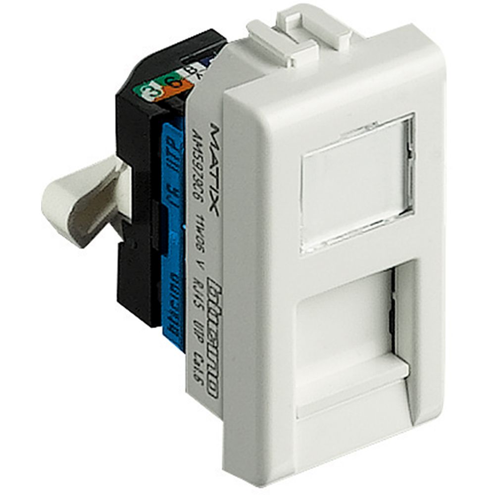 Connector RJ45 toolless UTP cat. 6 - White - AM5979C6E