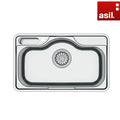 Asil Turkish Stainless Steel 1 Bowl Kitchen Sink 51.5×85 cm - Asil - AS 111