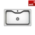 Asil Turkish Stainless Steel 1 Bowl Kitchen Sink 50×60 cm - Asil - AS 154