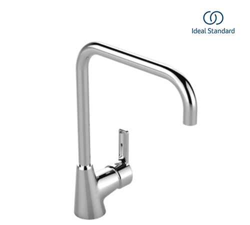 Ideal Standard Stream Kitchen Mixer With Tubular Spout - Chrome - B1488AA+BC951AA - Ideal Standard